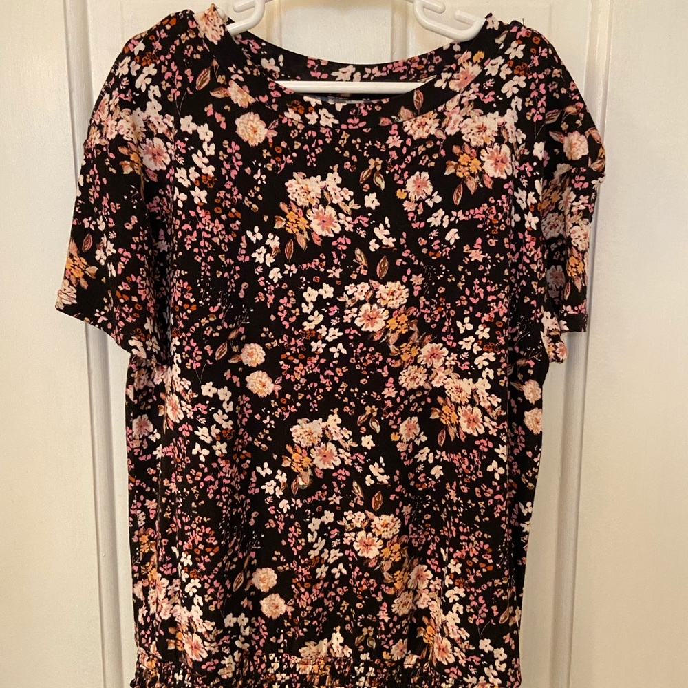 Art Class Girls 10-12 Floral Top